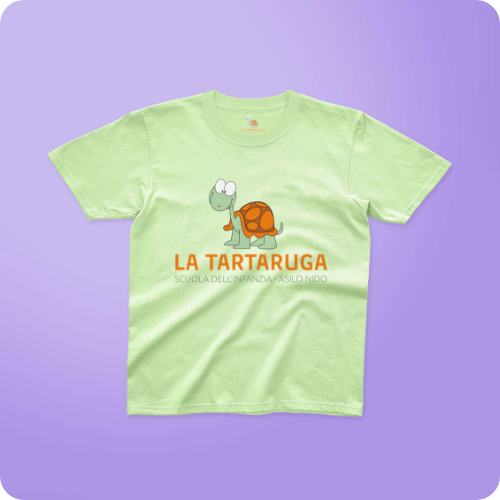 T-shirt (colore Verde) - La Tartaruga